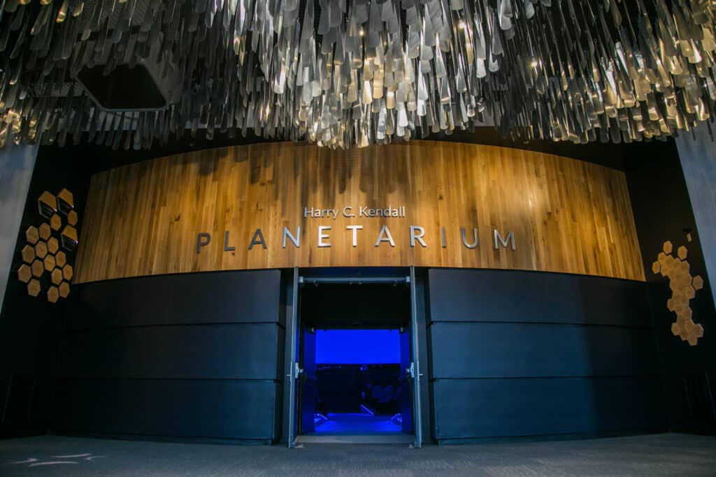 Entrance to the Kendall Planetarium.