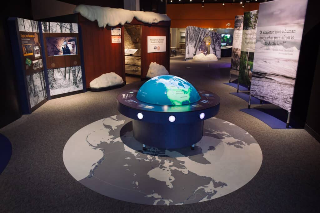 Arctic Globe interactive