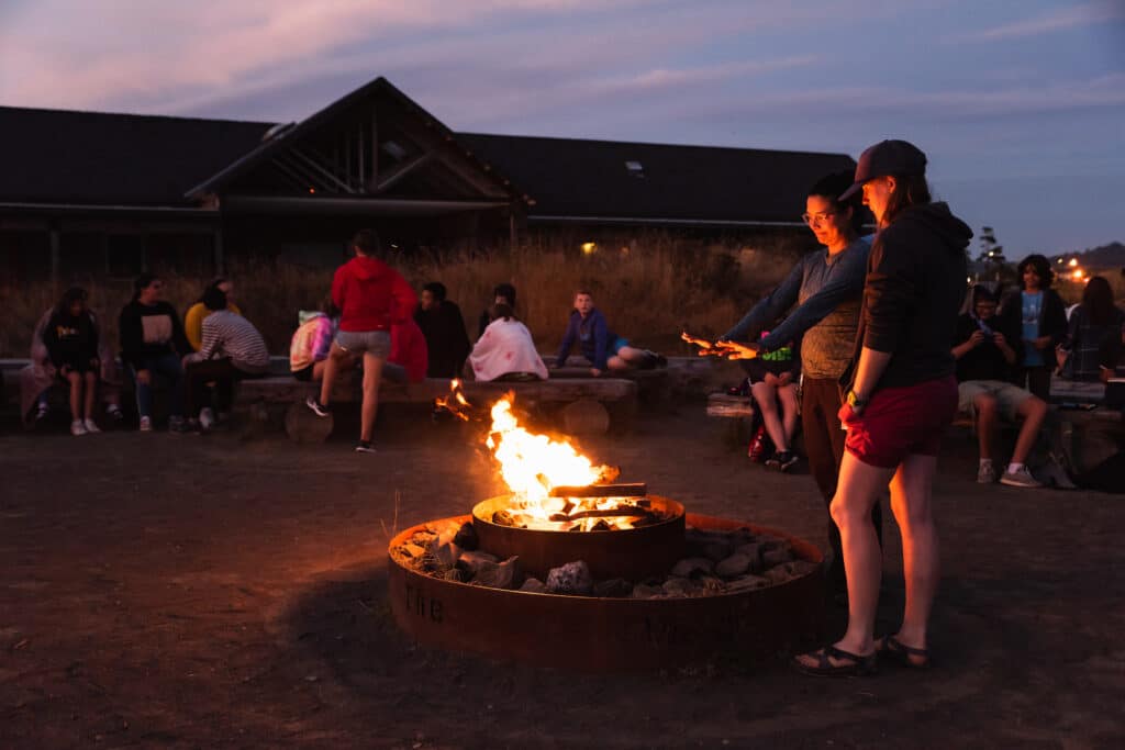 camp gray fire pit