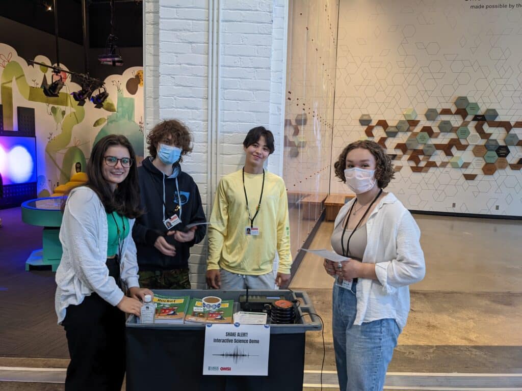 Youth at ShakeAlert® demo