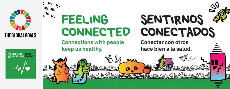 UN Goal 3: Feeling Connected graphic