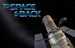 Decorative image of satellite in outer space,