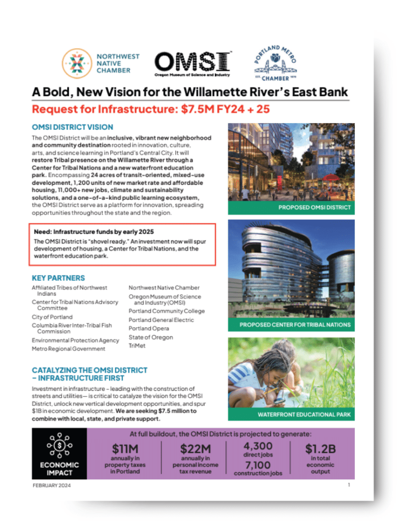 Preview of OMSI District One Pager PDF