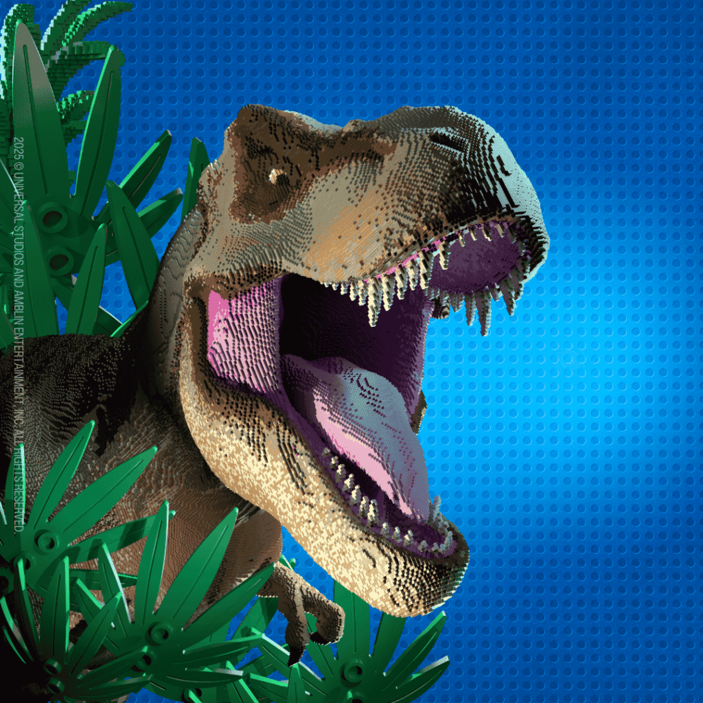 LEGO T.rex from Jurassic World by Brickman