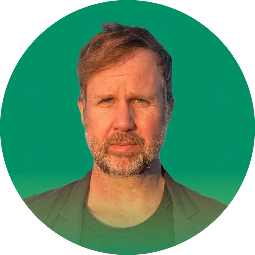 A headshot of OMSI Board member Eric Ritz
